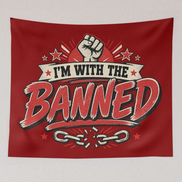 Item preview, I  AM WITH THE BANNED designed and sold by BLUESKY11a.