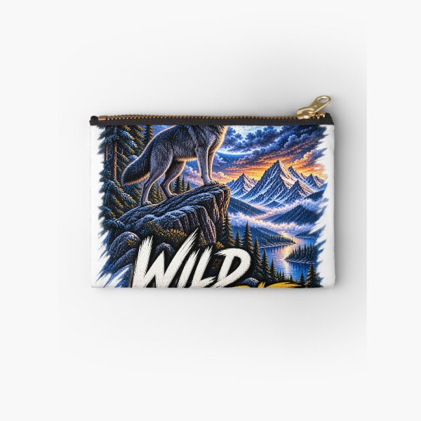 Item preview, Wild Spirit Wolf Mountain Moon Wilderness designed and sold by Print Print On.
