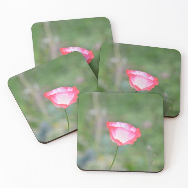 Item preview, Bicolor Pink Poppy and Purple Cosmos designed and sold by MiraNadaPrints.