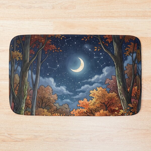 Item preview, 80s Retro Anime Forest Landscape | Autumn, Fall designed and sold by Animania-AnimeS.