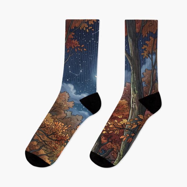 Item preview, 80s Retro Anime Forest Landscape | Autumn, Fall designed and sold by Animania-AnimeS.