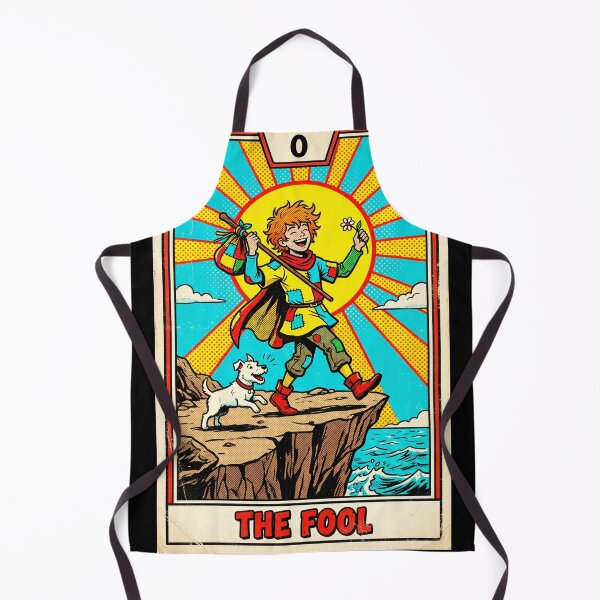 Item preview, 0 The Fool Tarot Card Retro Pop Art Comic Style designed and sold by Ada’s Mystic Atelier .