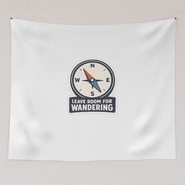 Item preview, Leave Room For Wandering Minimal Adventure Design designed and sold by Naviora.