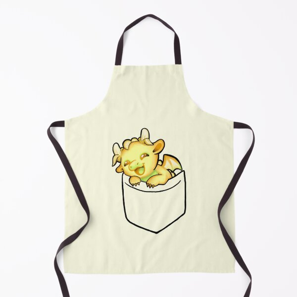 Item preview, Nanza The Banana Dragon - Transparent Faux Pocket designed and sold by HistoryHounds.