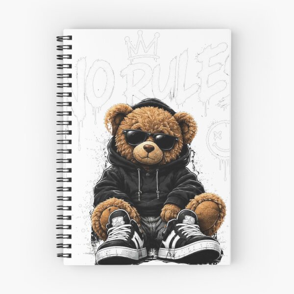 Item preview, No Rules Teddy Bear Urban Streetwear Design designed and sold by Print Print On.