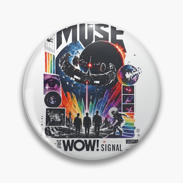 Item preview, Muse The Wow Signal Shirt, Vintage Space Rock Band Graphic Tee, Retro Cosmic Music Fan Gift designed and sold by howsamluca.