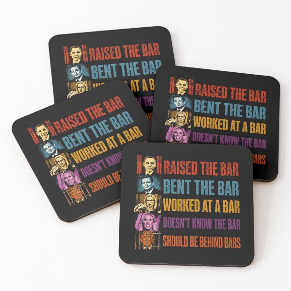 Item preview, Raised The Bar Bent The Bar Worked At A Bar Doesn't Know The Bar Should Be Behind Bars Political Humor Satire designed and sold by HumansStuck12.