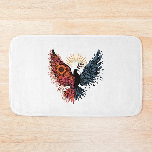 Item preview, Steampunk Floral Peace Dove Symbolic Nature Technology designed and sold by chattsuede.