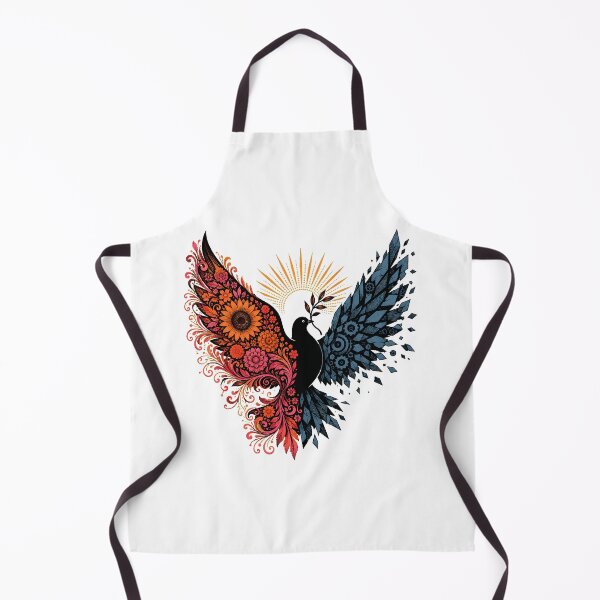 Item preview, Steampunk Floral Peace Dove Symbolic Nature Technology designed and sold by chattsuede.