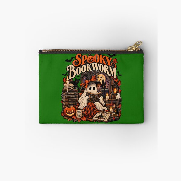 Item preview, Spooky Bookworm Cute Ghost Reading Halloween Book Lover Design designed and sold by mocci10.