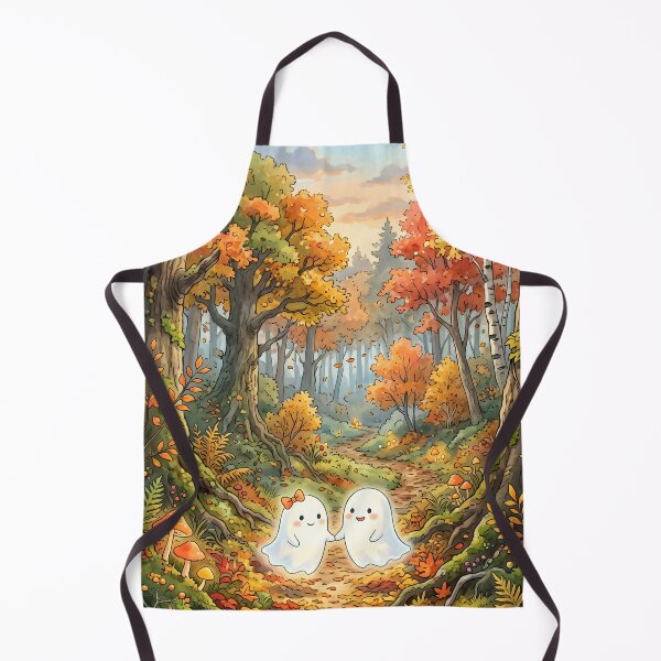 Item preview, 80s Retro Anime Forest Landscape | Autumn, Fall, Ghost, Halloween designed and sold by Animania-AnimeS.