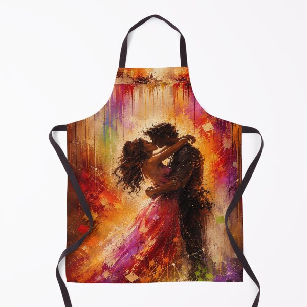 Item preview, Romantic Couple Embracing Abstract Painting designed and sold by Joey Santiago.