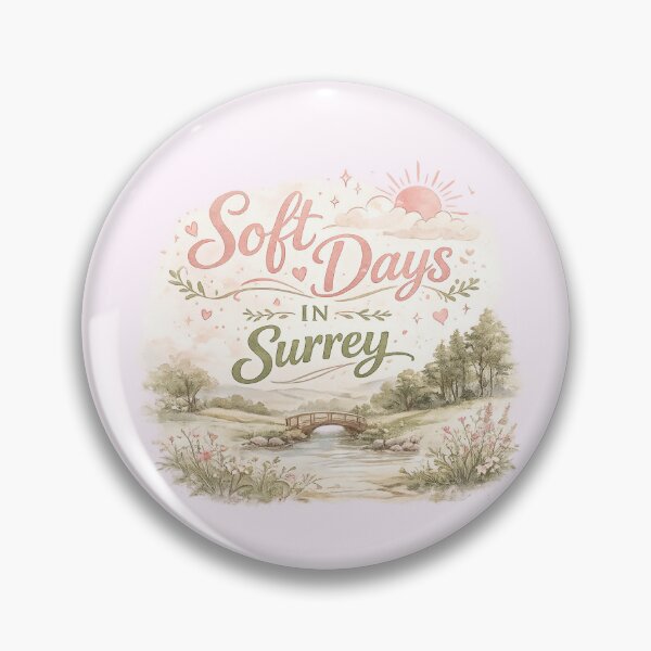 Item preview, Soft Days In Surrey Romantic Watercolour English Countryside Design designed and sold by ThatSurreyLife.