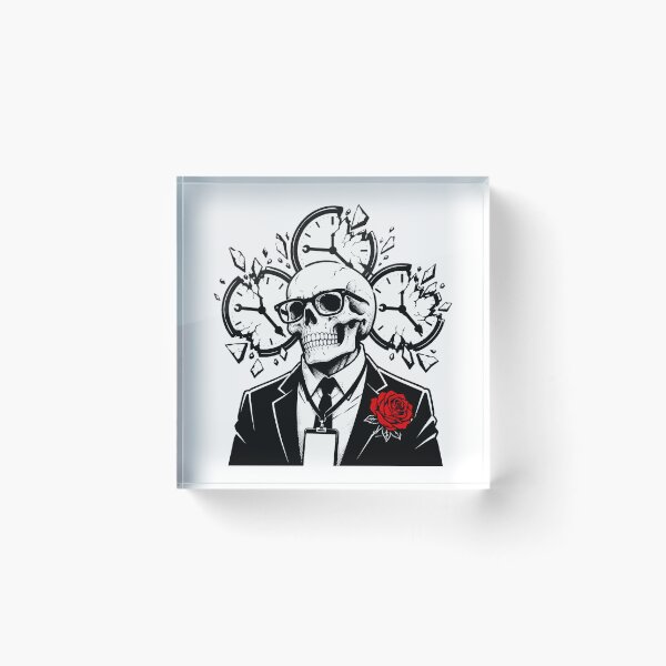 Item preview, Dead Inside Office Skull Corporate Burnout Humor designed and sold by chattsuede.