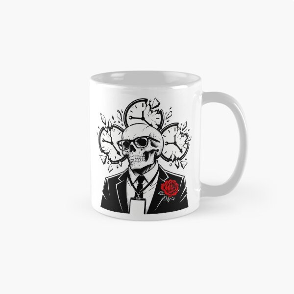 Item preview, Dead Inside Office Skull Corporate Burnout Humor designed and sold by chattsuede.