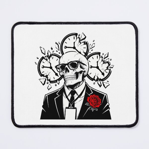 Item preview, Dead Inside Office Skull Corporate Burnout Humor designed and sold by chattsuede.
