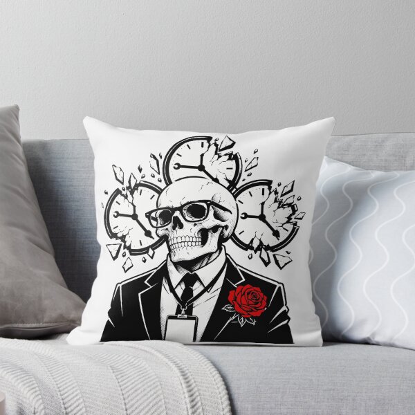 Item preview, Dead Inside Office Skull Corporate Burnout Humor designed and sold by chattsuede.