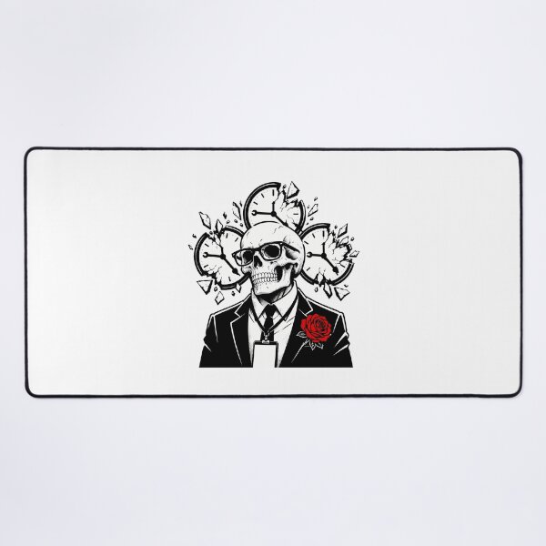 Item preview, Dead Inside Office Skull Corporate Burnout Humor designed and sold by chattsuede.