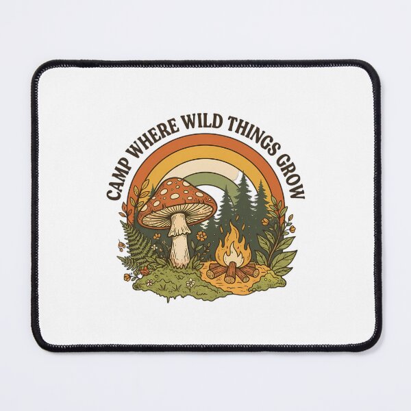 Item preview, Forest Campfire And Mushroom Adventure Artwork designed and sold by SHOP-Corner.