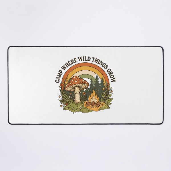 Item preview, Forest Campfire And Mushroom Adventure Artwork designed and sold by SHOP-Corner.