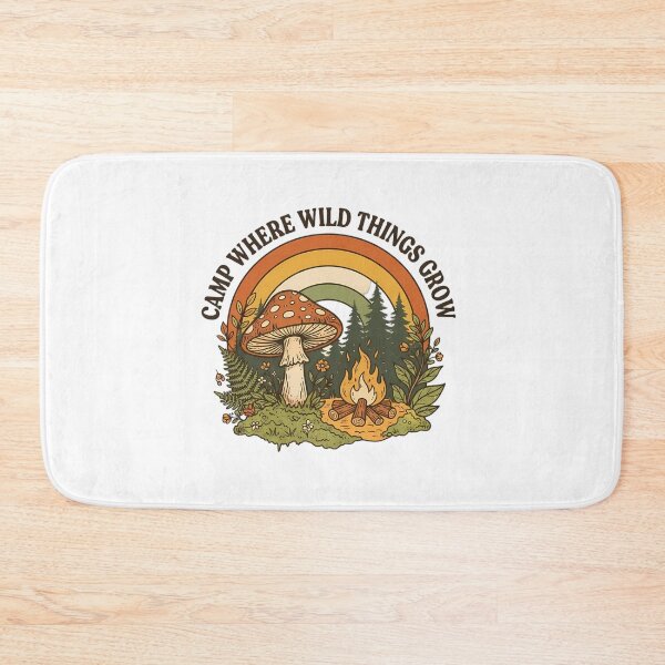 Item preview, Forest Campfire And Mushroom Adventure Artwork designed and sold by SHOP-Corner.