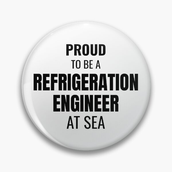 Item preview, Proud to be a Refrigeration Engineer at Sea (Black) designed and sold by ShipCrewNation.
