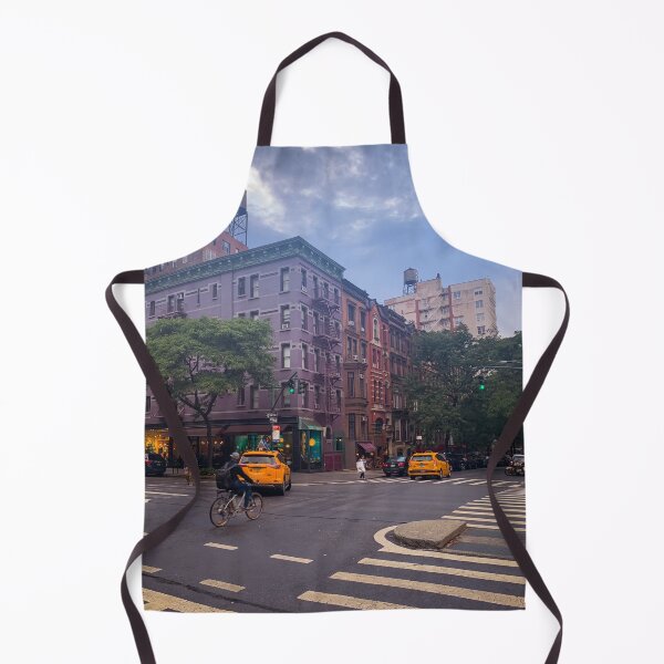 Item preview, Upper West Side Yellow Cabs Biker Manhattan NYC designed and sold by eleonoraingrid.