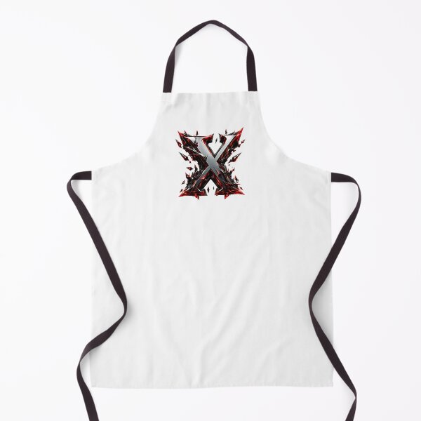 Item preview, Crimson Steel Alphabet of Power Letter X designed and sold by BlissBlvdShop.