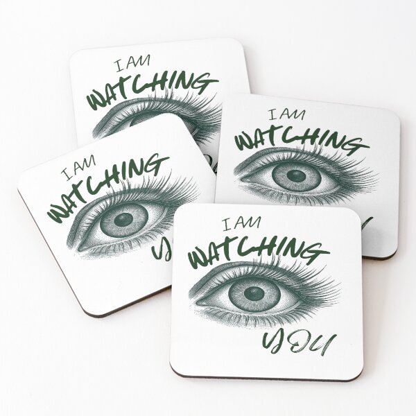 Item preview, I AM WATCHING YOU designed and sold by TypeMuse.