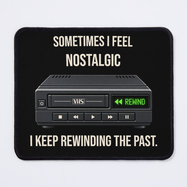 Item preview, Retro VHS Rewind – 80s 90s Nostalgia designed and sold by PuniverseDesign.