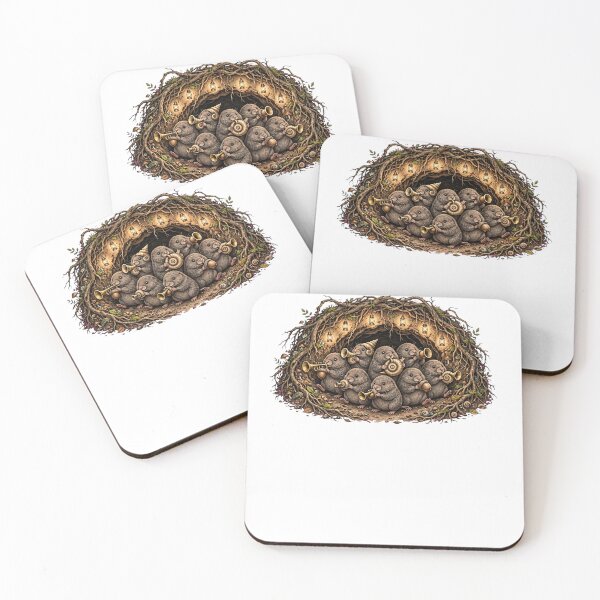 Item preview, The Mole Orchestra - Underground Brass Band Whimsical Forest Music Goblincore designed and sold by Neurospicy Trolls.