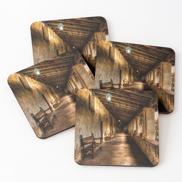 Item preview, Golden Light in the Mission Corridor designed and sold by Kimberly Palmer.