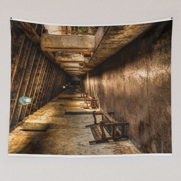 Item preview, Golden Light in the Mission Corridor designed and sold by Kimberly Palmer.