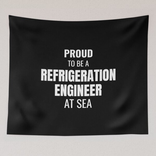 Item preview, Proud to be a Refrigeration Engineer at Sea (White) designed and sold by ShipCrewNation.