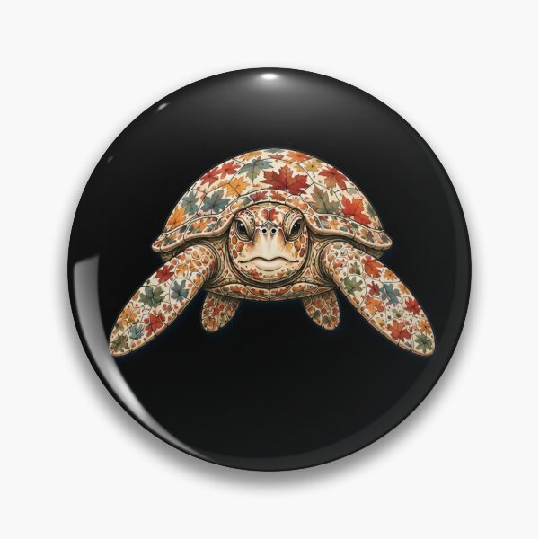 Item preview, Maple Turtle | Ocean Autumn Maples Art Collection designed and sold by Zaru Art Studio.
