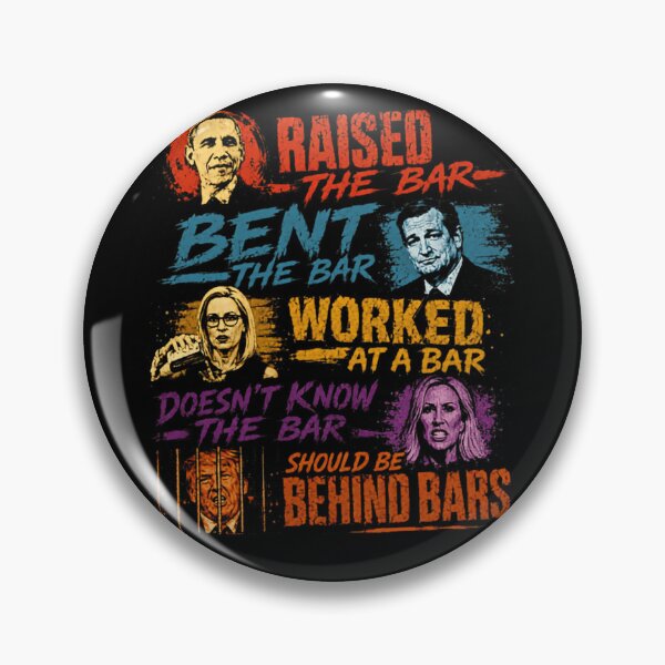 Item preview, Raised The Bar Bent The Bar Worked At A Bar Doesn't Know The Bar Should Be Behind Bars Political Satire designed and sold by HumansStuck12.
