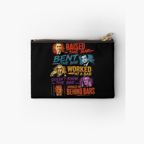 Item preview, Raised The Bar Bent The Bar Worked At A Bar Doesn't Know The Bar Should Be Behind Bars Political Satire designed and sold by HumansStuck12.