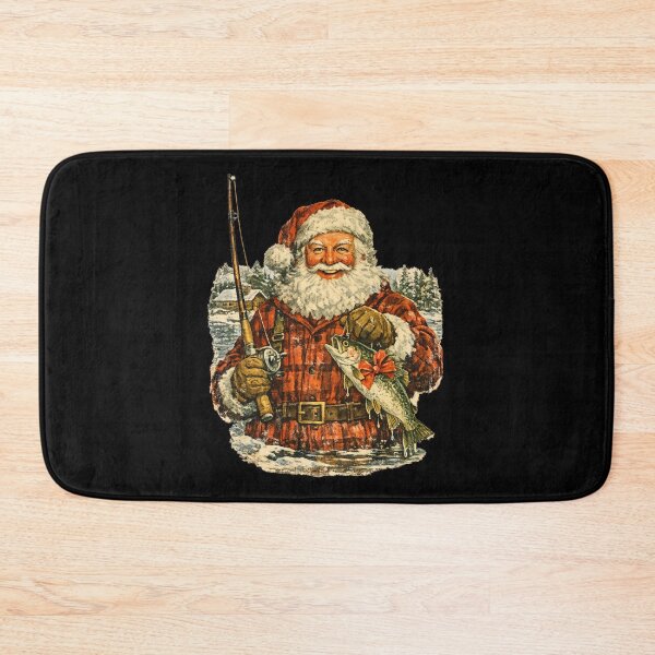 Item preview, Vintage Santa Claus Knitting Christmas Scarf Cozy Retro Gift designed and sold by Artycom.