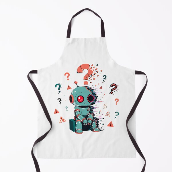 Item preview, Sad Robot System Error 404 Pixel Meltdown designed and sold by chattsuede.