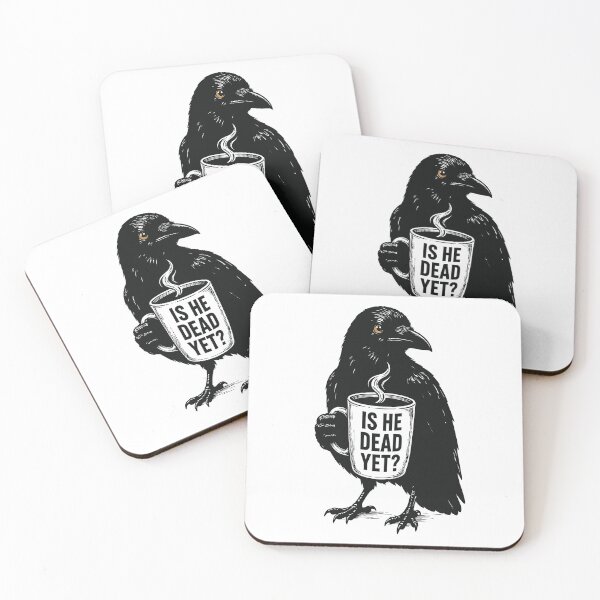 Item preview, is He Vintage Dead Yet Dark Crow Raven Bird Humor Retro  designed and sold by BornBorn.