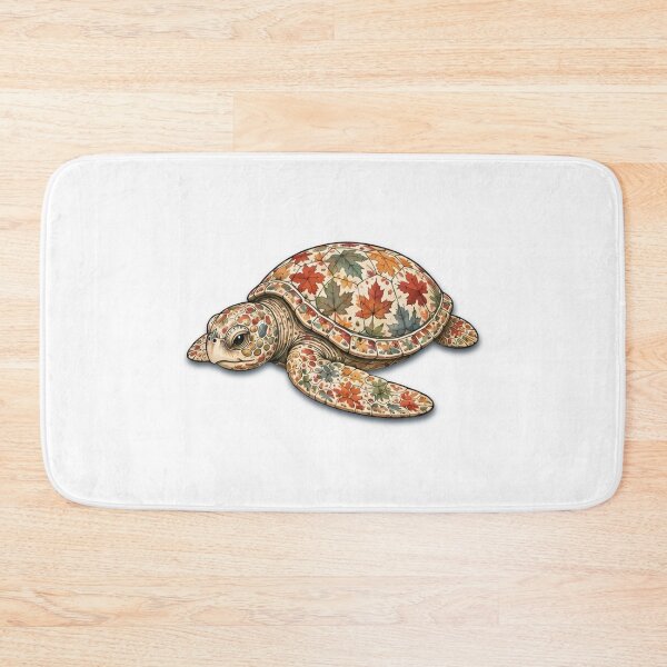 Item preview, Resting Maple Turtle | Ocean Autumn Maples Art Collection designed and sold by Zaru Art Studio.