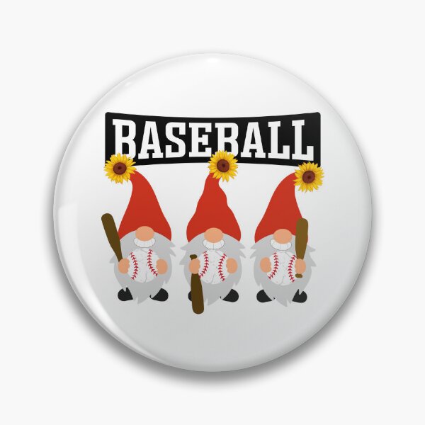 Item preview, Cute Baseball Gnomes With Sunflowers Game Day designed and sold by EleFile.