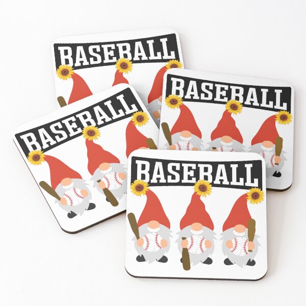Item preview, Cute Baseball Gnomes With Sunflowers Game Day designed and sold by EleFile.