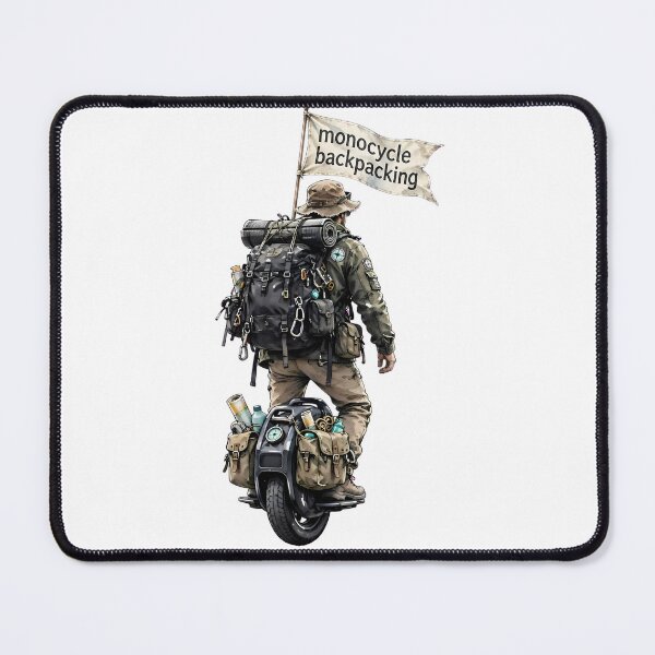 Item preview, Unicycle Backpacking Adventure designed and sold by m-y-A-I-A-R-T-.