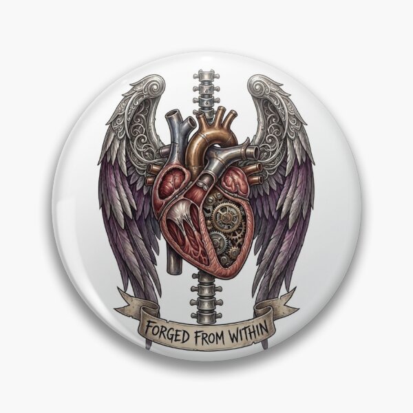 Item preview, Anatomical Mech-Heart: Forged From Within designed and sold by SevStickers.
