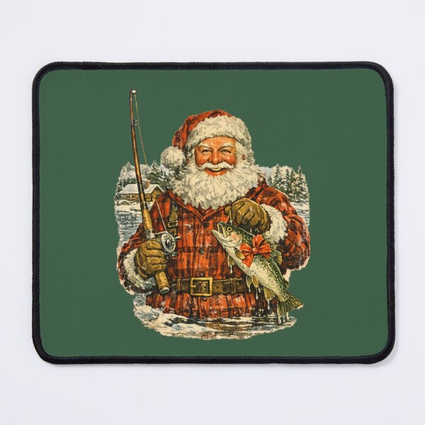 Item preview, Vintage Santa Claus Knitting Christmas Scarf Cozy Retro Gift designed and sold by Artycom.