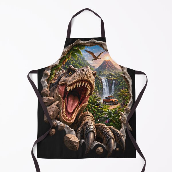 Item preview, 3D Fierce Prehistoric Dinosaur Escape designed and sold by AI-Only Creations.