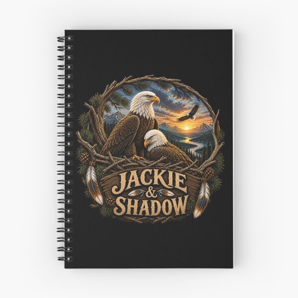 Item preview, Jackie & Shadow Bald Eagles – Vintage Eagle Couple Wildlife Design designed and sold by creativebymateo.