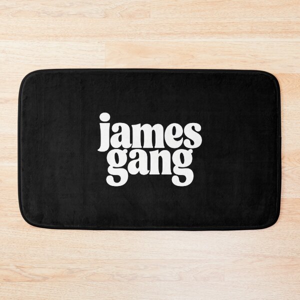 Item preview, Bold White 'James Gang' Typographic -93 designed and sold by NiamhSmithCute.
