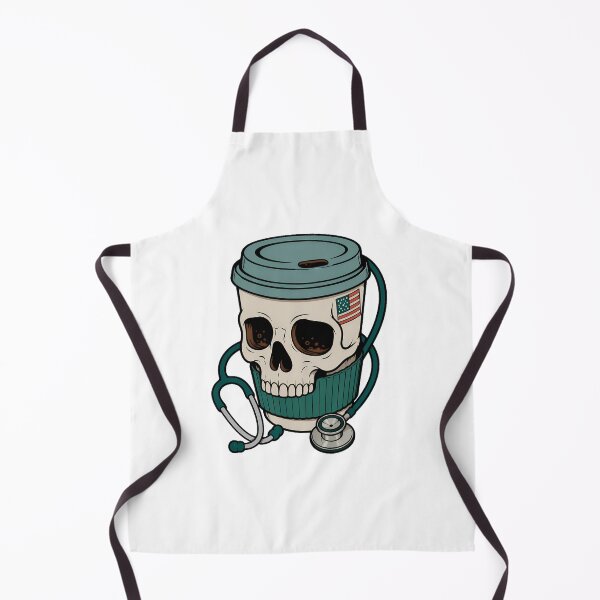 Item preview, Patriotic Nurse Skull Coffee Cup Edgy Medical Humor designed and sold by chattsuede.
